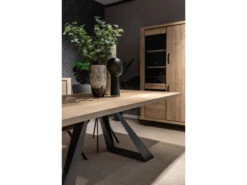 Eetkamertafel ARCHIE - Halifax Eik/zwart Metaal Hout -Zuiver || RICHMOND Verkoop richter young design archie 48730