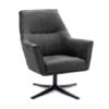 Fauteuil Op Draaivoet - Bull Graphite Grijs