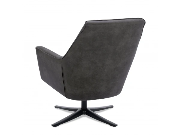 Fauteuil Op Draaivoet - Bull Graphite Grijs 3 Fauteuil Op Draaivoet - Bull Graphite Grijs - Afbeelding 3