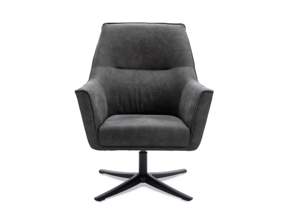 Fauteuil Op Draaivoet - Bull Graphite Grijs 4 Fauteuil Op Draaivoet - Bull Graphite Grijs - Afbeelding 4