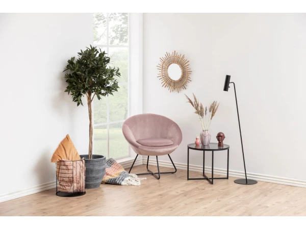 Fauteuil CENTER - Dusty Rose Roze 4 Fauteuil CENTER - Dusty Rose Roze - Afbeelding 4