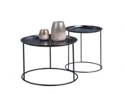 Bijzettafel CLUB 2 Zwart -Zuiver || RICHMOND Verkoop richter young design club 2 37665