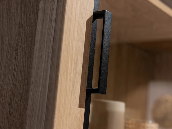 Vitrinekast XXL DENEMARKEN - Eik Bianco Hout 8 Vitrinekast XXL DENEMARKEN - Eik Bianco Hout - Afbeelding 8