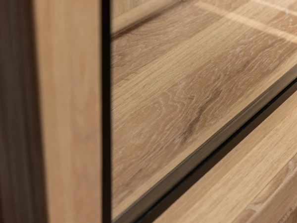 Vitrinekast XXL DENEMARKEN - Eik Bianco Hout 9 Vitrinekast XXL DENEMARKEN - Eik Bianco Hout - Afbeelding 9