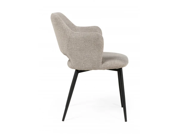 Stoel ELLY - Naturel Beige 3 Stoel ELLY - Naturel Beige - Afbeelding 3