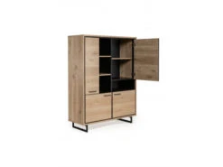 Lage Vitrine ESTHER Incl. Led - Minnesota Oak Natural Hout -Zuiver || RICHMOND Verkoop richter young design esther 48373