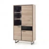 Vitrine ESTHER Incl. Led - Minnesota Oak Natural Hout