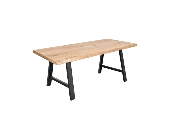 Boomstamtafel FENIX - Hout/zwart Hout 1 Boomstamtafel FENIX - Hout/zwart Hout