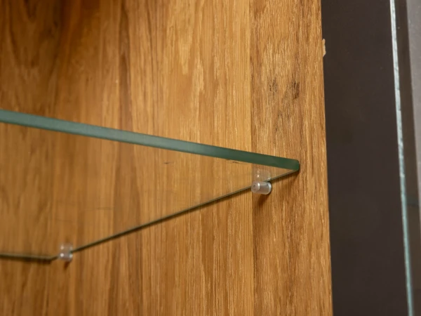 Vitrinekast FINLAND - Balkeneik Fineer Hout 8 Vitrinekast FINLAND - Balkeneik Fineer Hout - Afbeelding 8