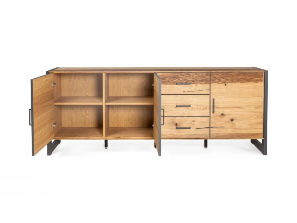 Dressoir FINLAND - Balkeneik Fineer Hout 2 Dressoir FINLAND - Balkeneik Fineer Hout - Afbeelding 2