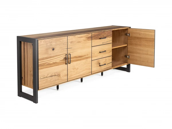 Dressoir FINLAND - Balkeneik Fineer Hout 3 Dressoir FINLAND - Balkeneik Fineer Hout - Afbeelding 3