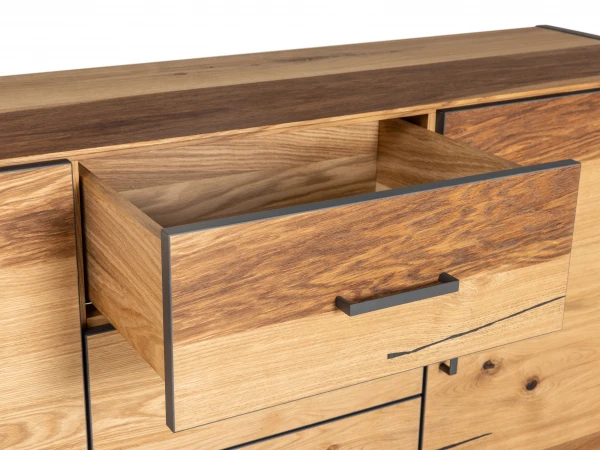 Dressoir FINLAND - Balkeneik Fineer Hout 6 Dressoir FINLAND - Balkeneik Fineer Hout - Afbeelding 6