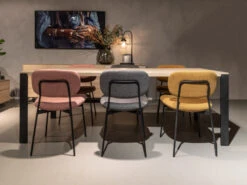 Eetkamerstoel FLOW - Roze Roze -Zuiver || RICHMOND Verkoop richter young design flow 56091 1