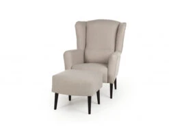 Fauteuil En Voetbank IBIZA - Inari Nature Beige
