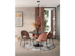 Stoel JOSEPHINE - Velvet Koraal Roze -Zuiver || RICHMOND Verkoop richter young design josephine 51639