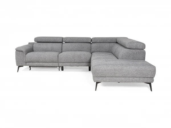 Hoeksalon Met 1 Elektr. Relax LENON - Grijs Grijs 4 Hoeksalon Met 1 Elektr. Relax LENON - Grijs Grijs - Afbeelding 4