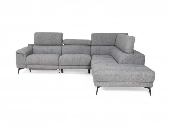 Hoeksalon Met 1 Elektr. Relax LENON - Grijs Grijs 5 Hoeksalon Met 1 Elektr. Relax LENON - Grijs Grijs - Afbeelding 5