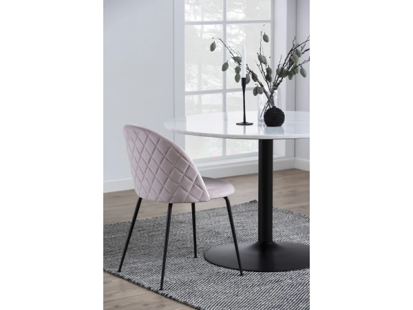 Eetkamerstoel LOUISE - Donkerblauw Blauw 13 Eetkamerstoel LOUISE - Donkerblauw Blauw - Afbeelding 13