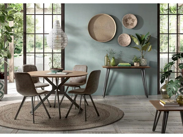 Consoletafel - Eik Look Hout 3 Consoletafel - Eik Look Hout - Afbeelding 3