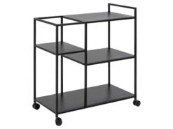 Serveertrolley NEWCASTLE- Zwart Zwart