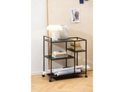 Serveertrolley NEWCASTLE- Zwart Zwart -Zuiver || RICHMOND Verkoop richter young design newcastle 60146
