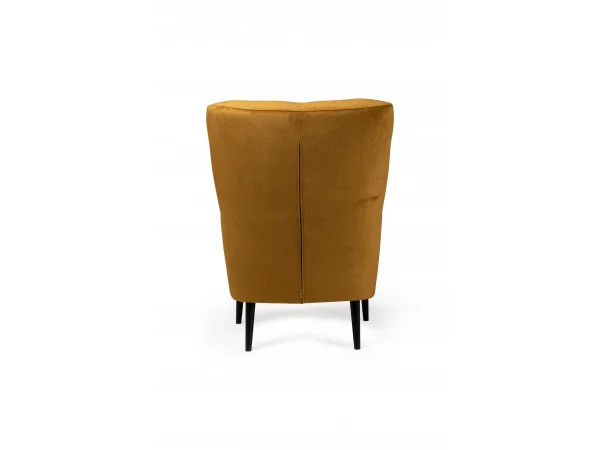 Fauteuil Met Voetbank OMNIA - Kronos Gold Goud 5 Fauteuil Met Voetbank OMNIA - Kronos Gold Goud - Afbeelding 5