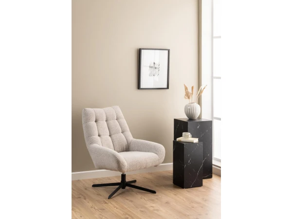 Loungestoel PARIS - Beige Beige 7 Loungestoel PARIS - Beige Beige - Afbeelding 7