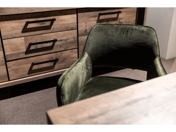 Eetkamerstoel RANJA - Olive Green Groen 13 Eetkamerstoel RANJA - Olive Green Groen - Afbeelding 13