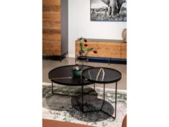 Bijzettafel RONDA - Zwart Zwart -Zuiver || RICHMOND Verkoop richter young design ronda 48191