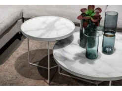 Bijzettafel RONDA - Wit Wit -Zuiver || RICHMOND Verkoop richter young design ronda 48824