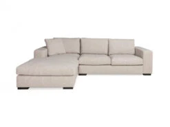 Hoekzetel SANTIAGO Longchair Links - Arnage Sand Beige
