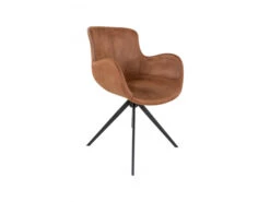 Eetkamerstoel SLIDE BULL - Cognac Cognac