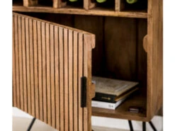 Wijnkast TWEAK - Massief Mango Zandkleur Hout -Zuiver || RICHMOND Verkoop richter young design tweak 58958