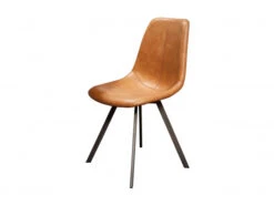 Eetkamerstoel ZIGZAG - Cowhide Bruin Bruin