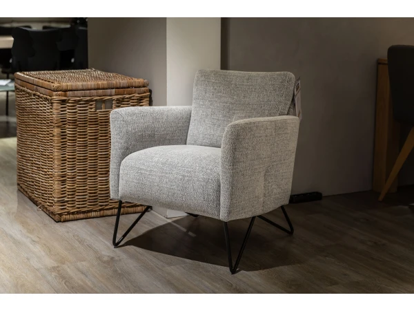 Fauteuil ALVA - Tivoli Ethno Grijs 11 Fauteuil ALVA - Tivoli Ethno Grijs - Afbeelding 11