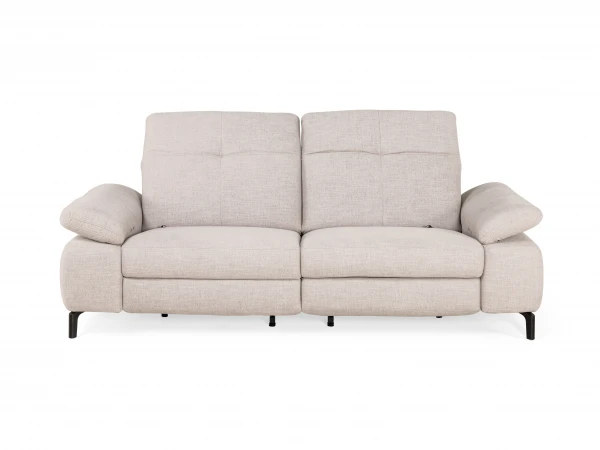 2,5-zit Met Elektr. Relaxen DAVIS - Beige Beige 4 2,5-zit Met Elektr. Relaxen DAVIS - Beige Beige - Afbeelding 4