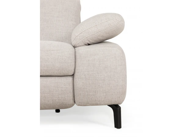 2,5-zit Met Elektr. Relaxen DAVIS - Beige Beige 13 2,5-zit Met Elektr. Relaxen DAVIS - Beige Beige - Afbeelding 13