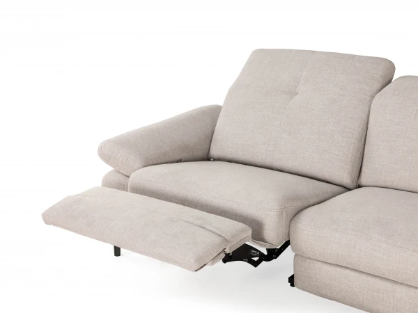 2,5-zit Met Elektr. Relaxen DAVIS - Beige Beige 16 2,5-zit Met Elektr. Relaxen DAVIS - Beige Beige - Afbeelding 16
