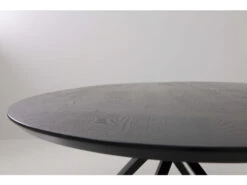 Ovale Tafel COX - Zwart Hout/metaal Zwart 14 Ovale Tafel COX - Zwart Hout/metaal Zwart -Zuiver || RICHMOND Verkoop tenzo cox 48515