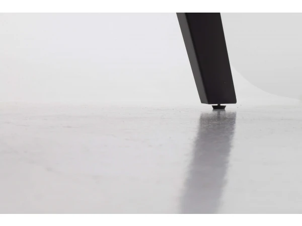 Ovale Tafel COX - Zwart Hout/metaal Zwart 6 Ovale Tafel COX - Zwart Hout/metaal Zwart - Afbeelding 6