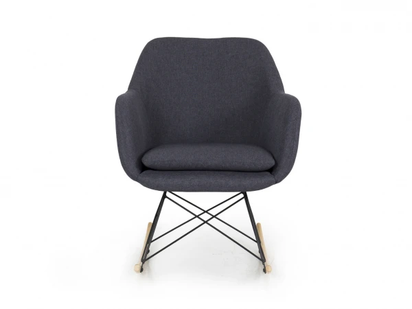 Schommelstoel EMMA - Grey Grijs 2 Schommelstoel EMMA - Grey Grijs - Afbeelding 2