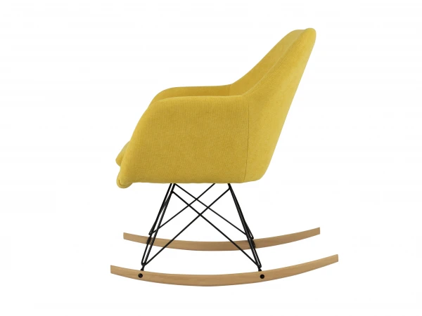 Schommelstoel EMMA - Geel Geel 3 Schommelstoel EMMA - Geel Geel - Afbeelding 3