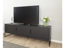 Tv-meubel LIPP 3 Deuren - Shadow Black Zwart -Zuiver || RICHMOND Verkoop tenzo lipp 53500
