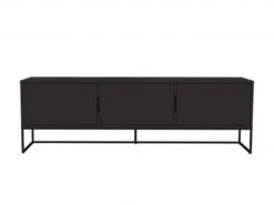Tv-meubel LIPP 3 Deuren - Shadow Black Zwart