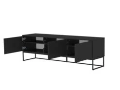 Tv-meubel LIPP 3 Deuren - Shadow Black Zwart -Zuiver || RICHMOND Verkoop tenzo lipp 53508