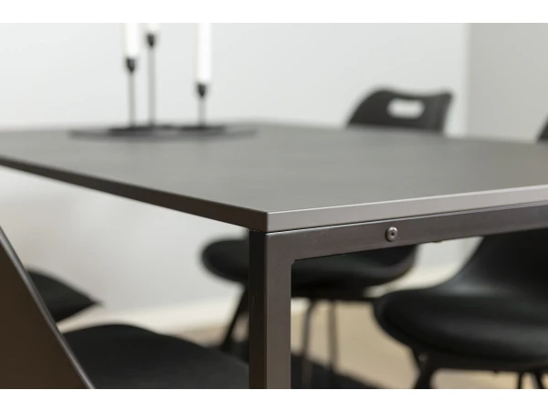 Eetkamertafel LIPP - Shadow Black Zwart 3 Eetkamertafel LIPP - Shadow Black Zwart - Afbeelding 3