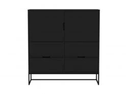 Barkast LIPP - Shadow Black Zwart