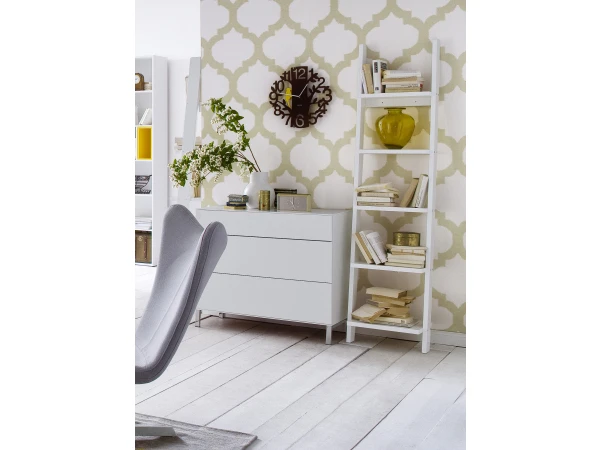 Smal Ladderrek STRADA - Wit Wit 6 Smal Ladderrek STRADA - Wit Wit - Afbeelding 6