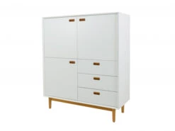 Barkast SVEA - Wit/Eik Wit