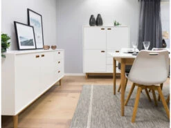 Barkast SVEA - Wit/Eik Wit -Zuiver || RICHMOND Verkoop tenzo svea 24445